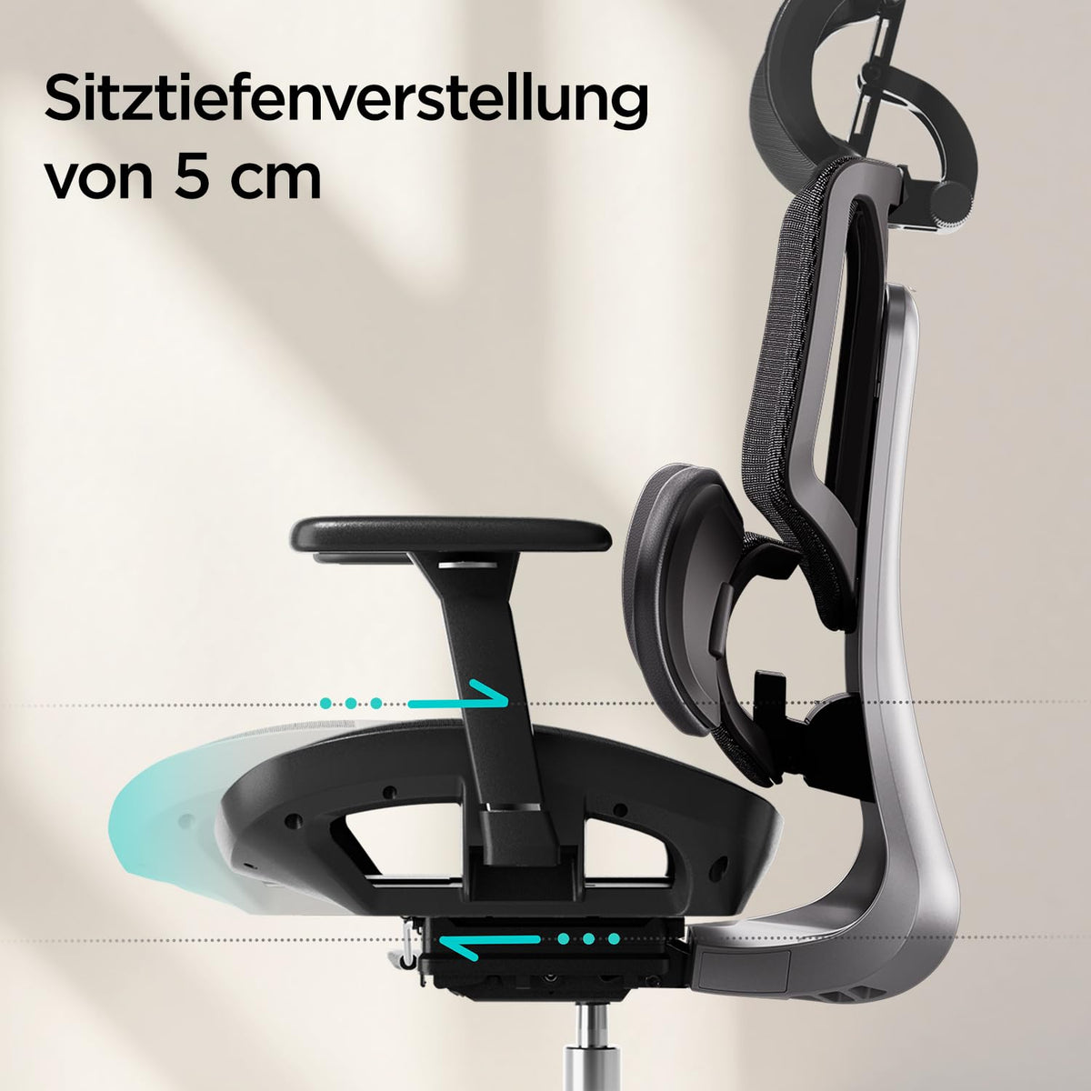 Hbada E3 Air Ergonomic Office Chair with Dynamic Lumbar Support
