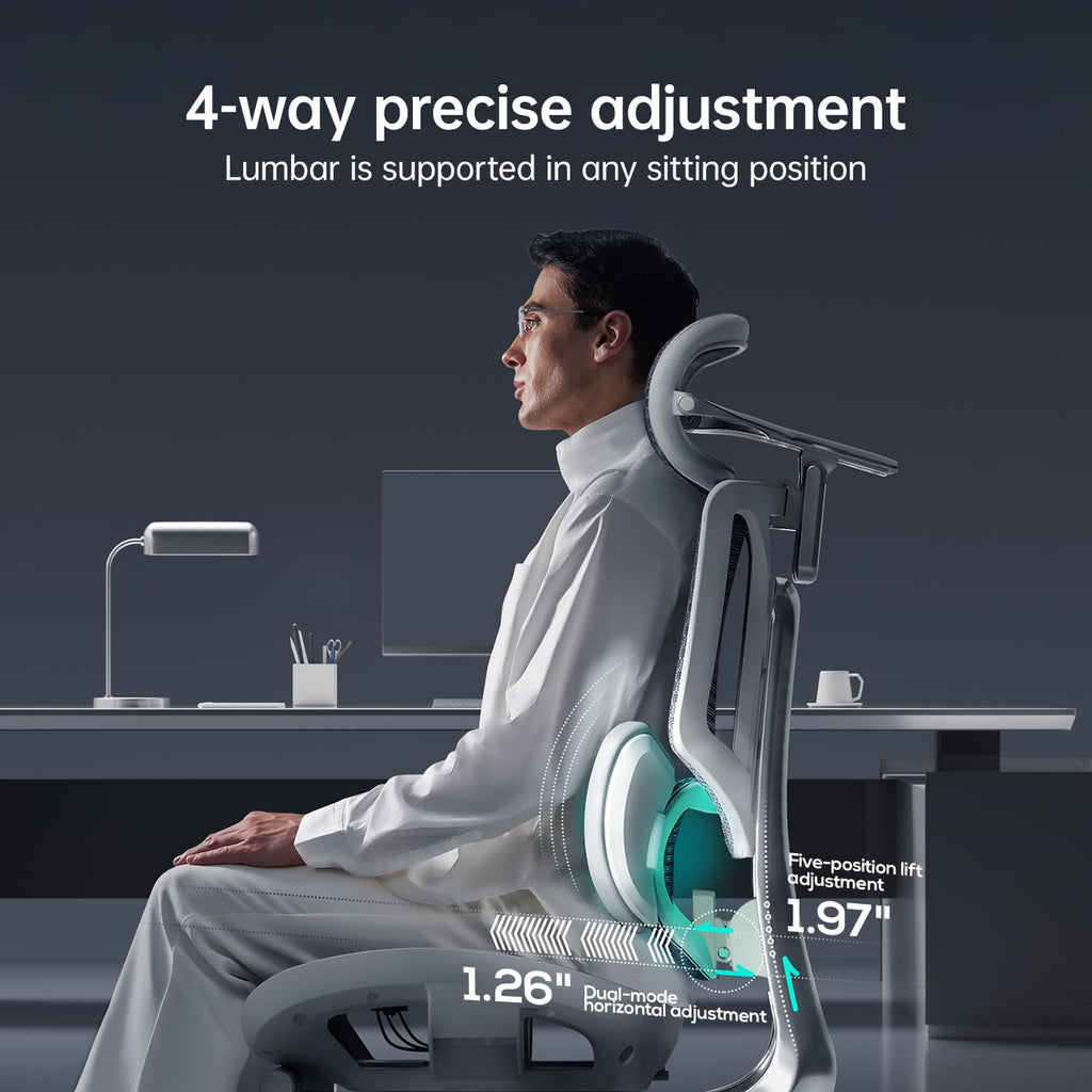 Hbada E3 Air Ergonomic Office Chair with Dynamic Lumbar Support