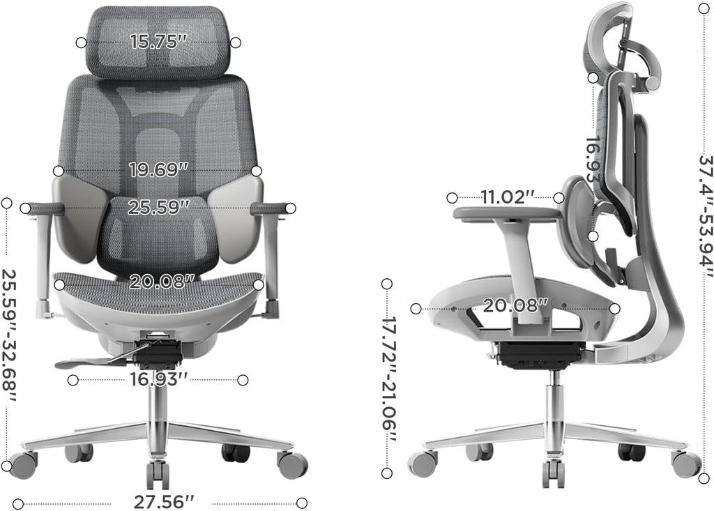 Hbada E3 Air Ergonomic Office Chair with Dynamic Lumbar Support