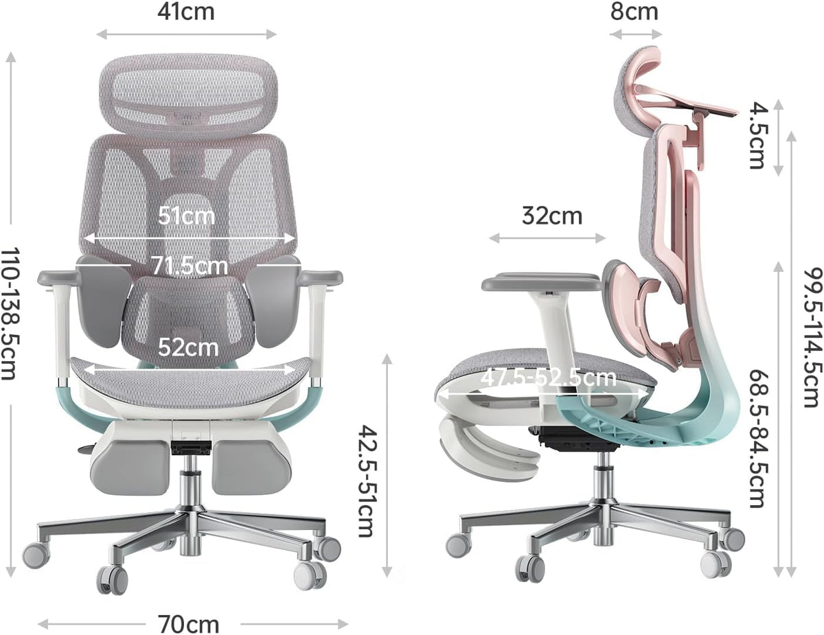 Hbada E3 Air Ergonomic Office Chair with Dynamic Lumbar Support