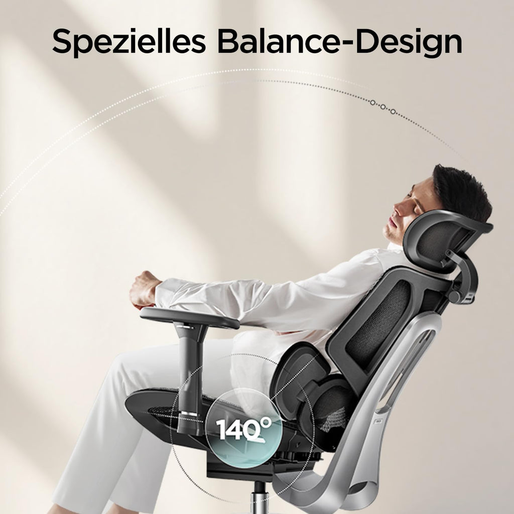 Hbada E3 Air Ergonomic Office Chair with Dynamic Lumbar Support