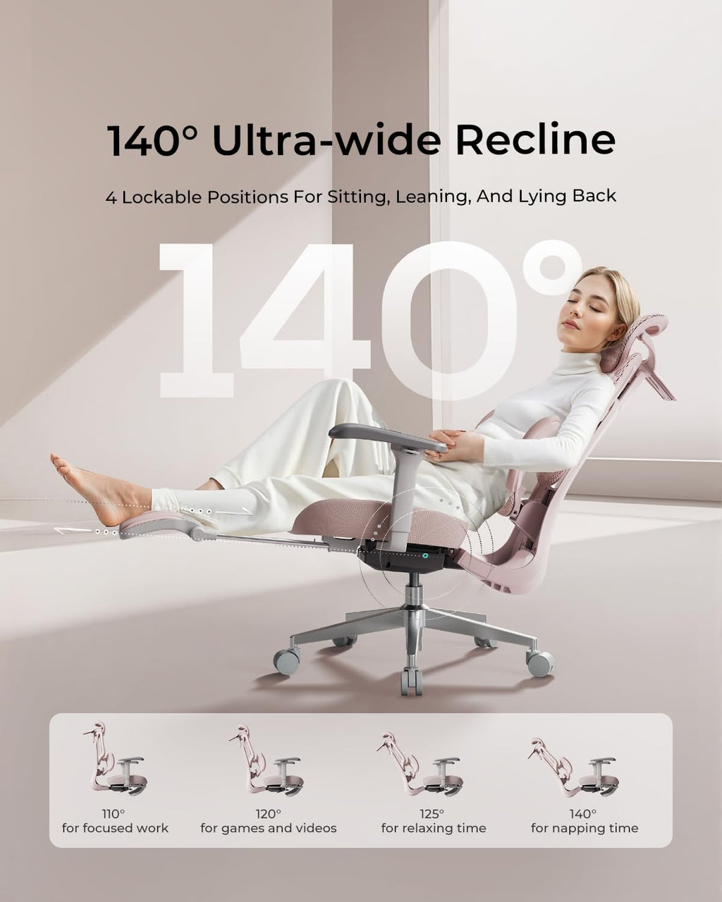 Hbada E3 Air Ergonomic Office Chair with Dynamic Lumbar Support