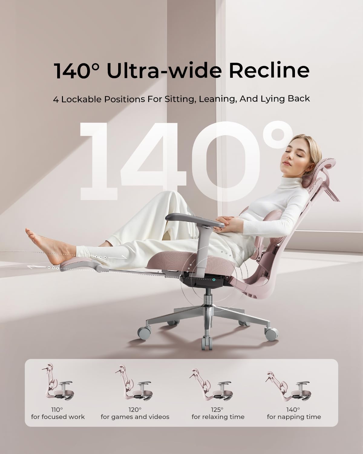 Hbada E3 Air Ergonomic Office Chair with Dynamic Lumbar Support