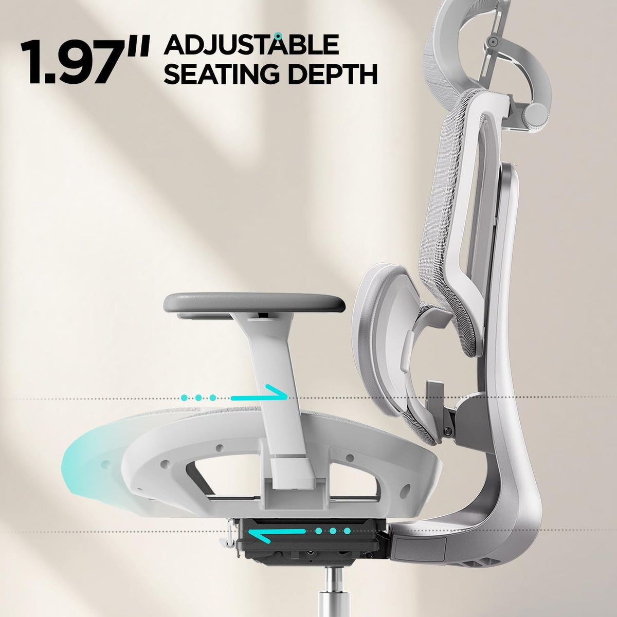 Hbada E3 Air Ergonomic Office Chair with Dynamic Lumbar Support