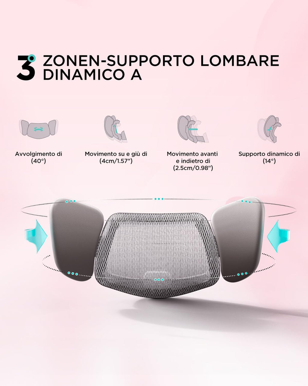 Hbada E3 Air Ergonomic Office Chair with Dynamic Lumbar Support