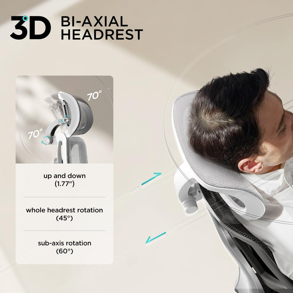 Hbada E3 Air Ergonomic Office Chair with Dynamic Lumbar Support