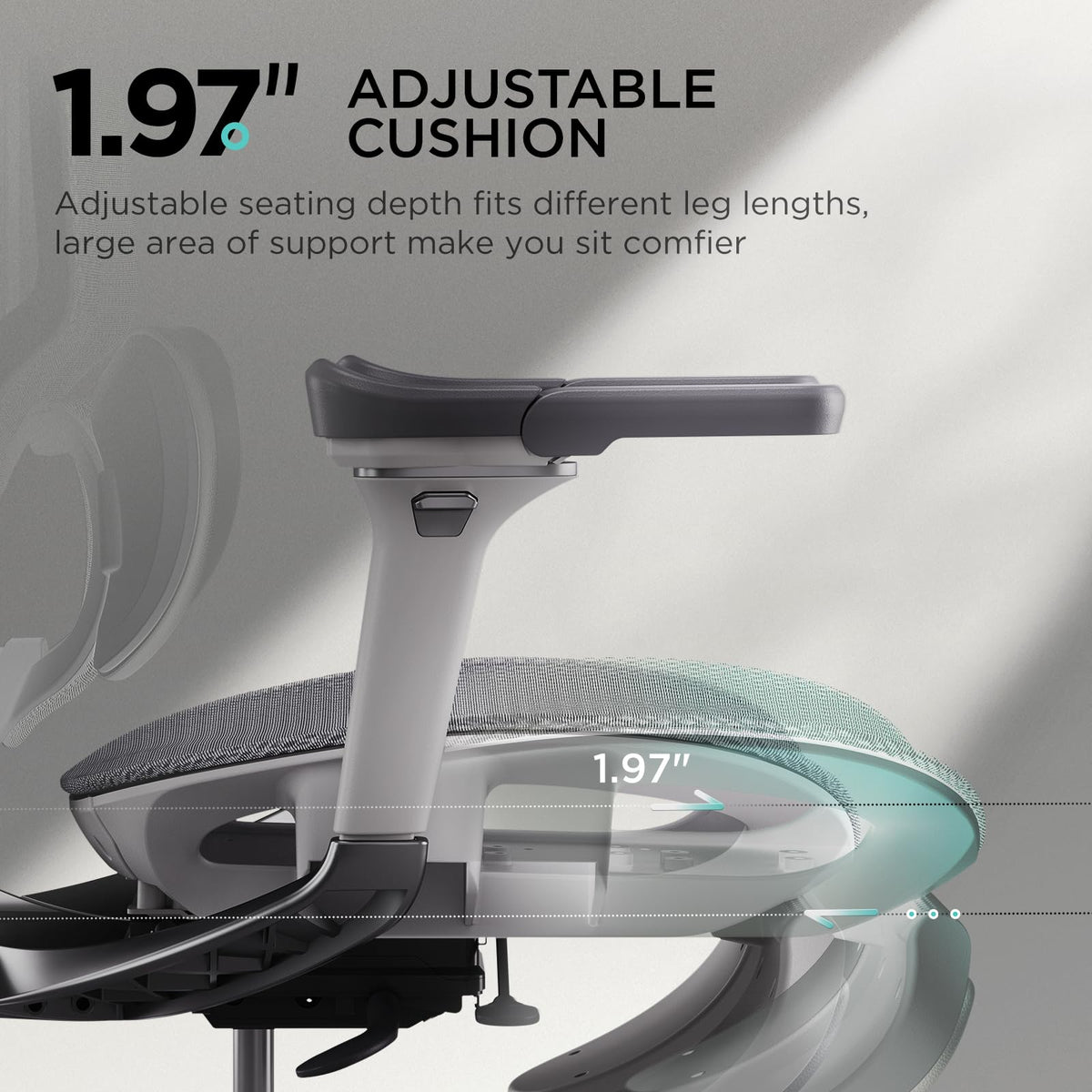 Hbada E3 Air Ergonomic Office Chair with Dynamic Lumbar Support