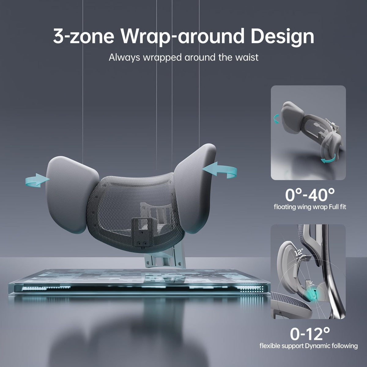 Hbada E3 Air Ergonomic Office Chair with Dynamic Lumbar Support