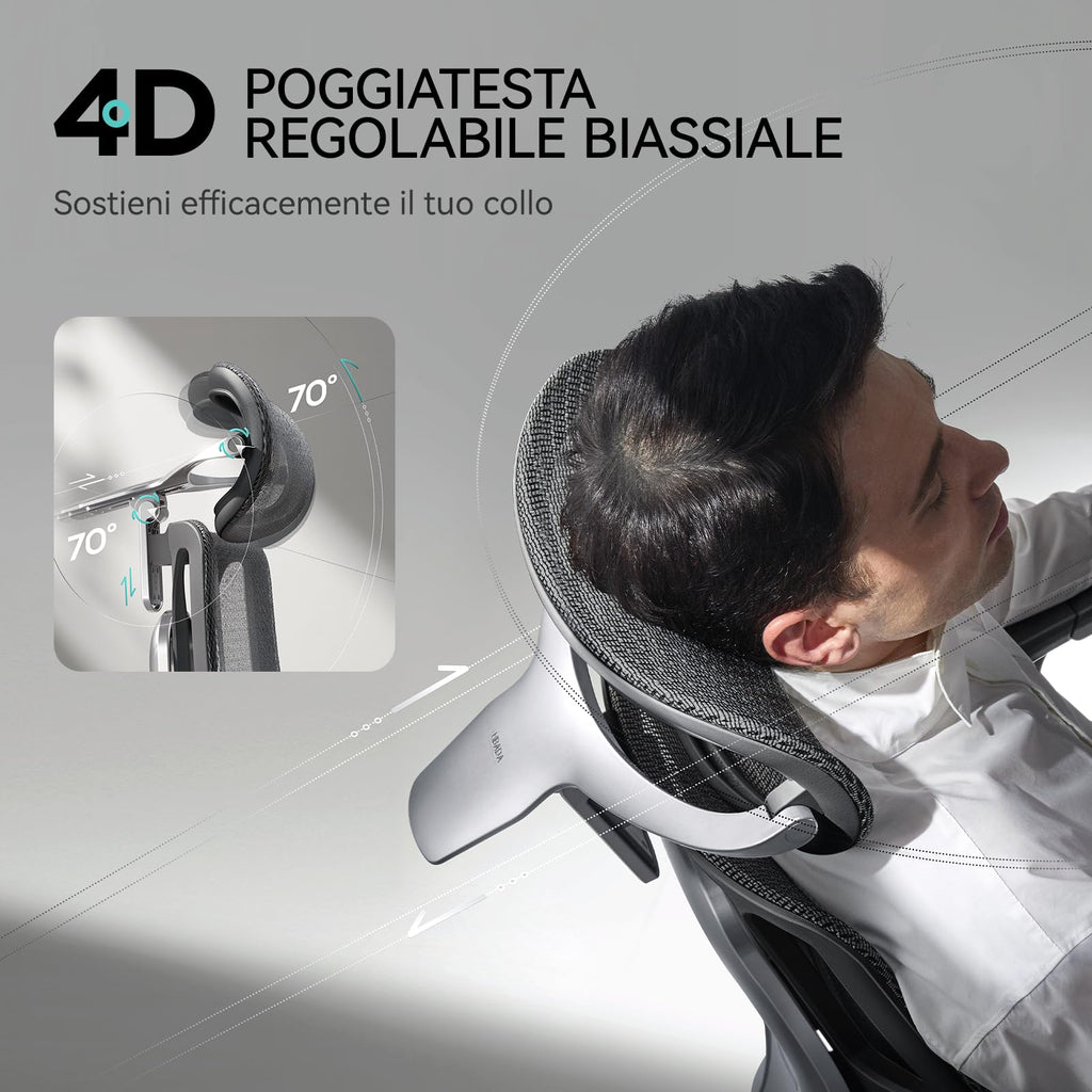 Hbada E3 Air Ergonomic Office Chair with Dynamic Lumbar Support
