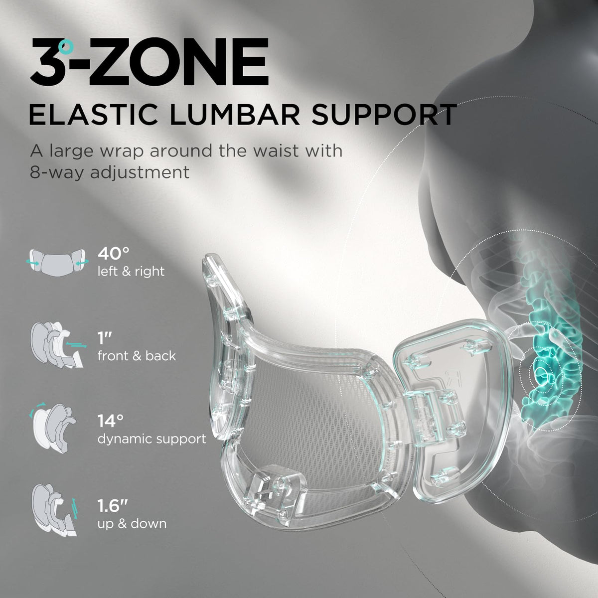 Hbada E3 Air Ergonomic Office Chair with Dynamic Lumbar Support
