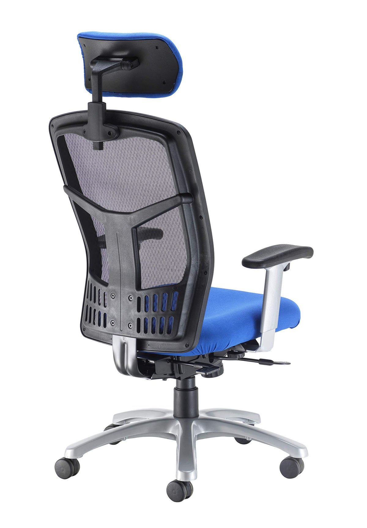 Office Hippo Desk Chair, Ergonomic Heavy Duty Office Chair, Fully Adjustable For Extra Comfort & Support, Torsion Control Computer Chair For 24 Hour Use, 152kg User Weight - Black