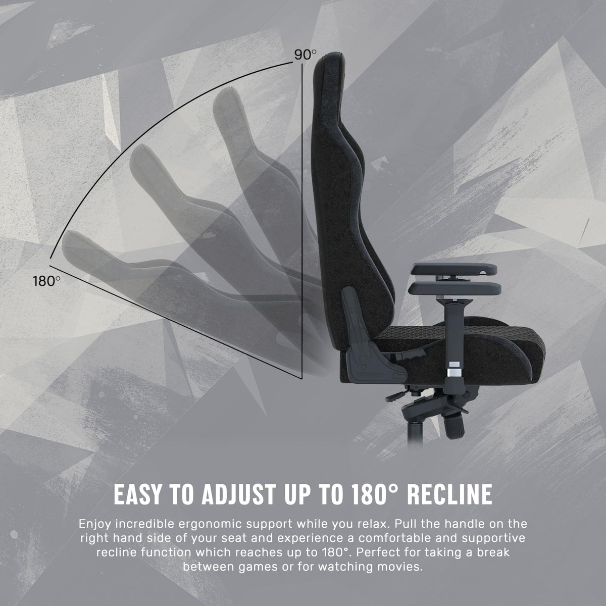 GT OMEGA PRO Series Gen 2 XL - Black, Up to 180° Recline, 360° Rotation