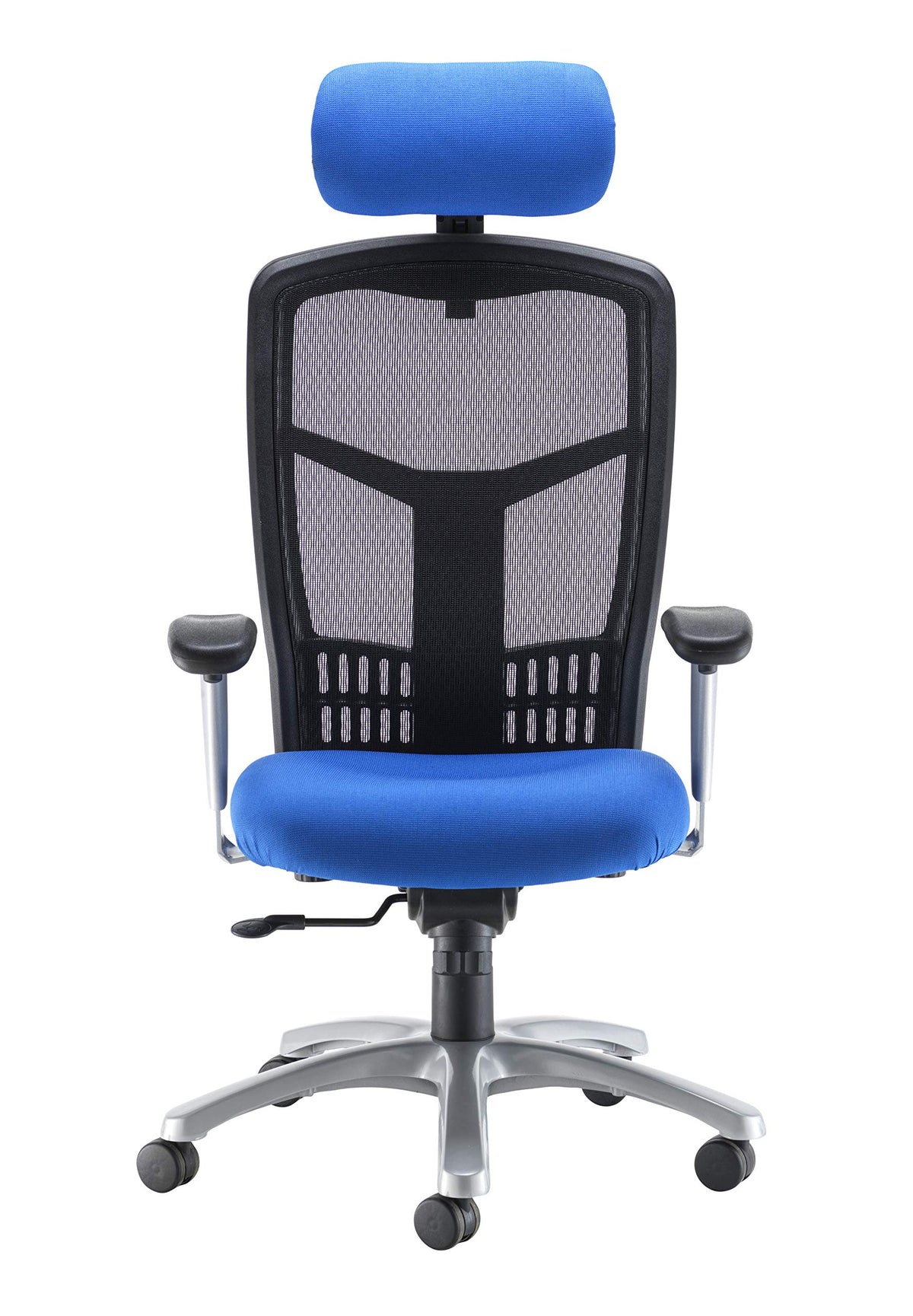Office Hippo Desk Chair, Ergonomic Heavy Duty Office Chair, Fully Adjustable For Extra Comfort & Support, Torsion Control Computer Chair For 24 Hour Use, 152kg User Weight - Black