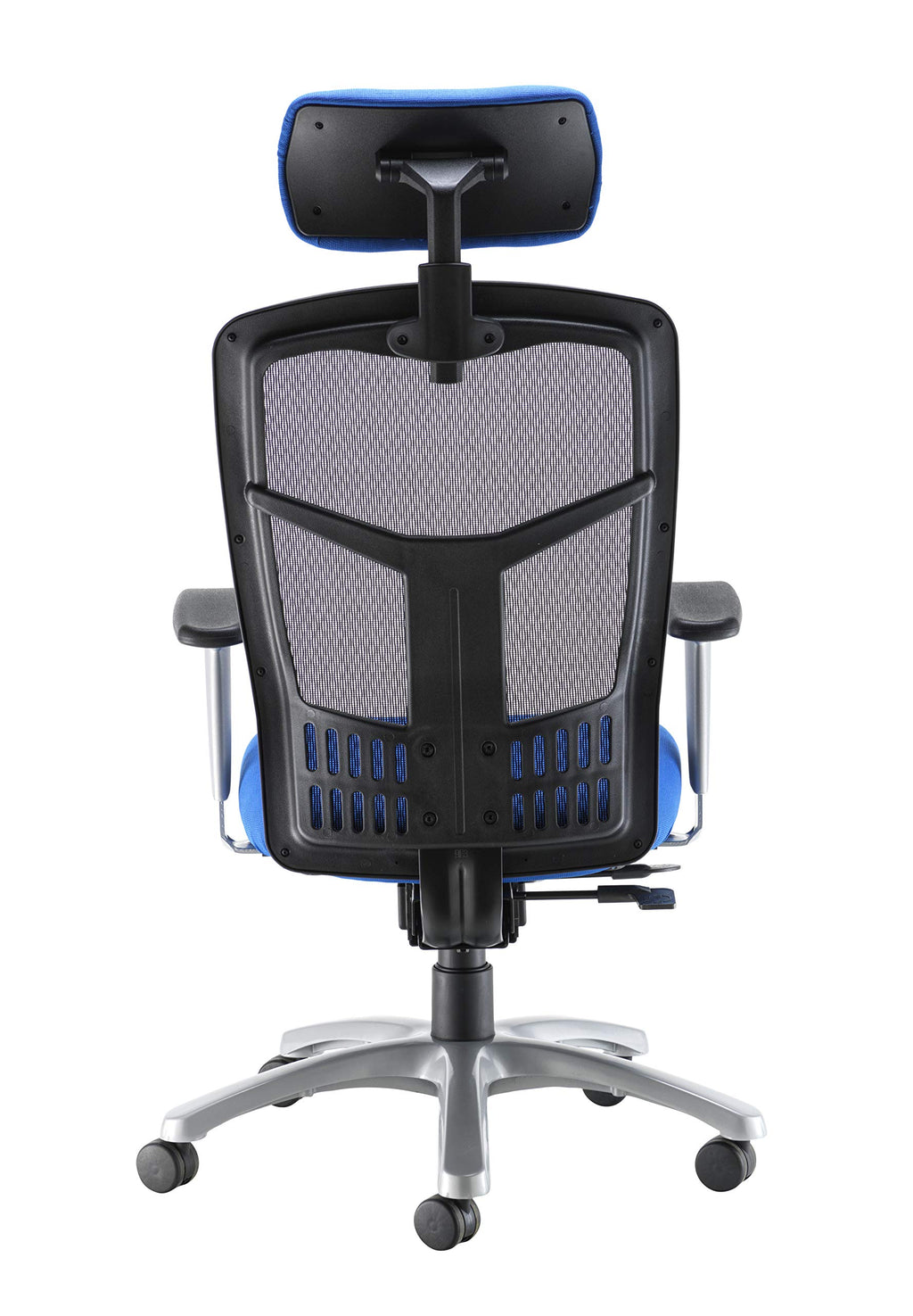 Office Hippo Desk Chair, Ergonomic Heavy Duty Office Chair, Fully Adjustable For Extra Comfort & Support, Torsion Control Computer Chair For 24 Hour Use, 152kg User Weight - Black