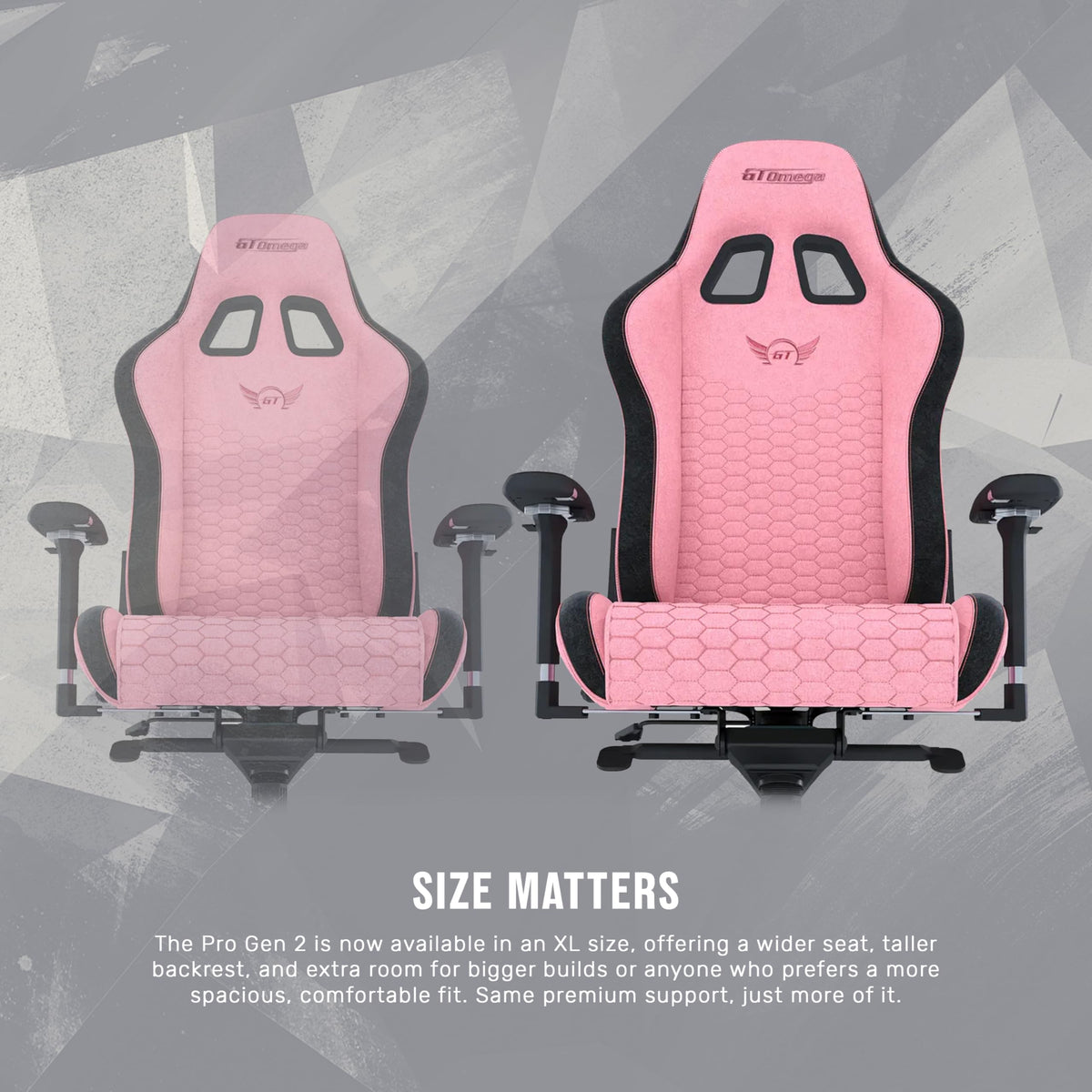 GT OMEGA PRO Series Gen 2 XL - Black, Up to 180° Recline, 360° Rotation