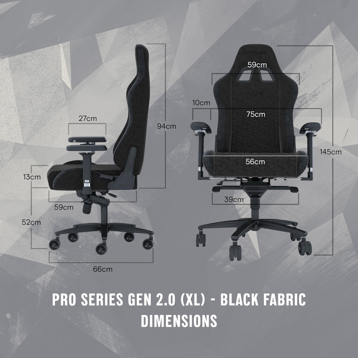 GT OMEGA PRO Series Gen 2 XL - Black, Up to 180° Recline, 360° Rotation