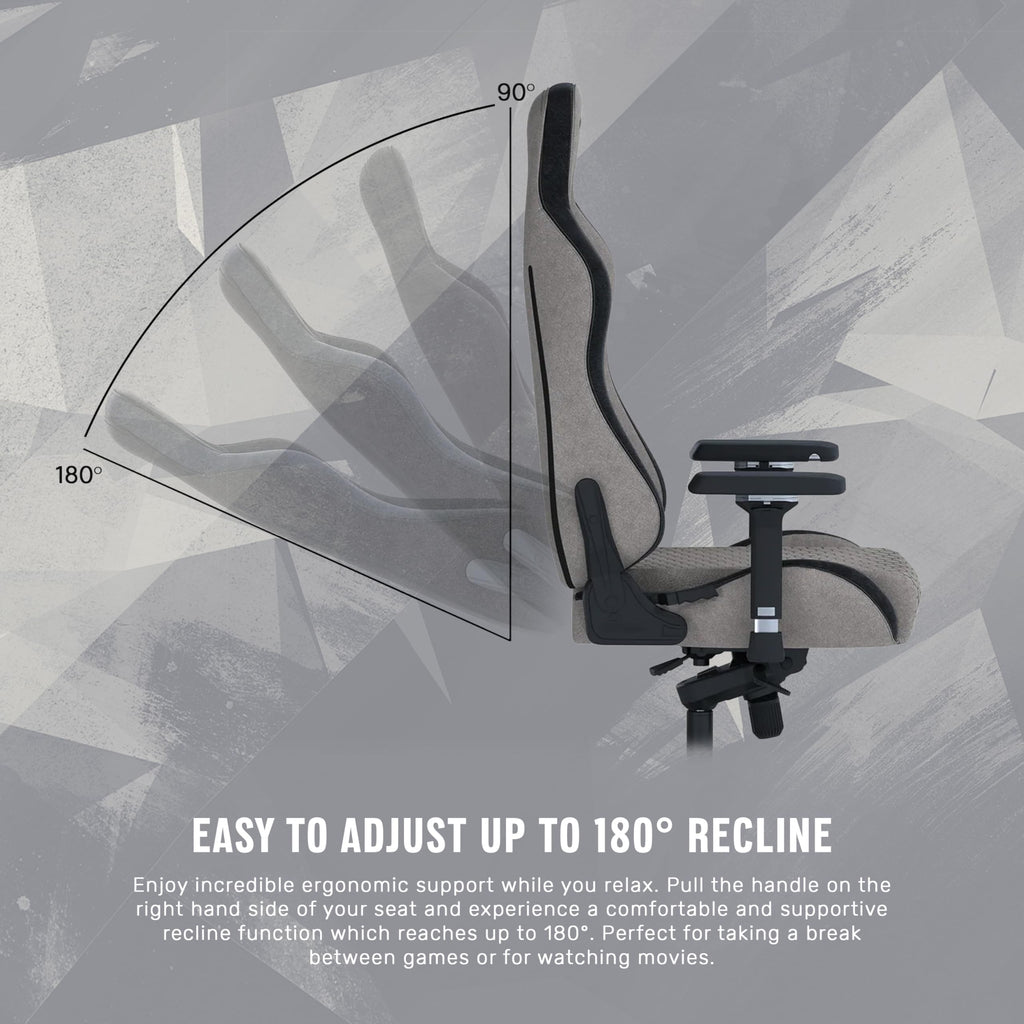 GT OMEGA PRO Series Gen 2 XL - Black, Up to 180° Recline, 360° Rotation