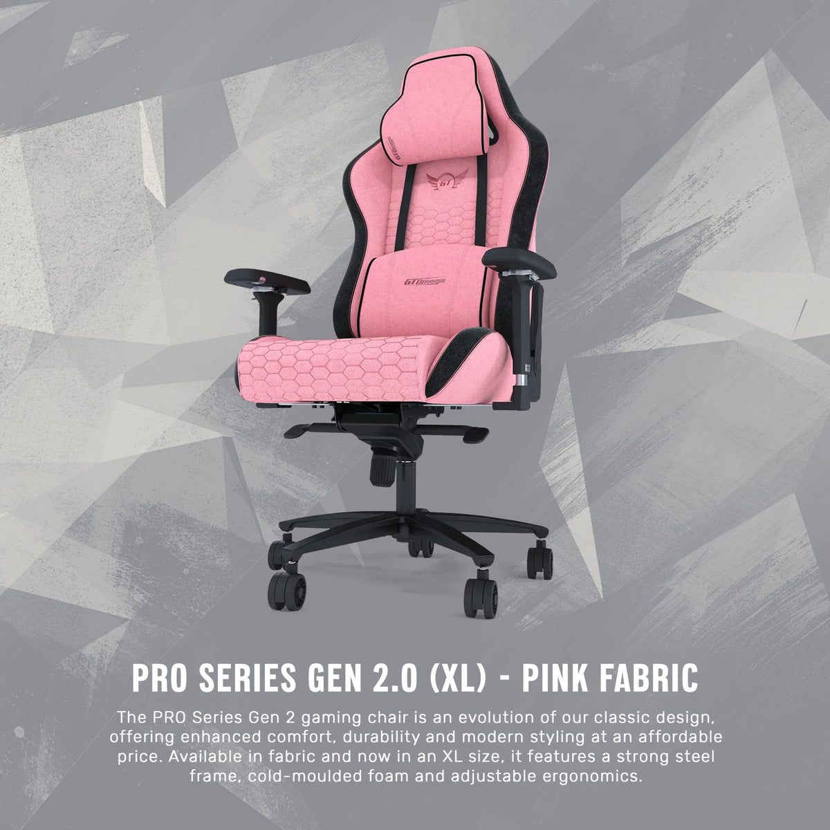 GT OMEGA PRO Series Gen 2 XL - Black, Up to 180° Recline, 360° Rotation